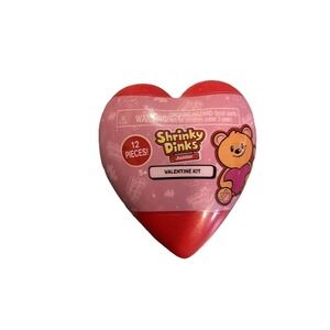 Bear With Heart Shrinky Dinks Junior Valentine Kit For Kids. 12 Pieces. New